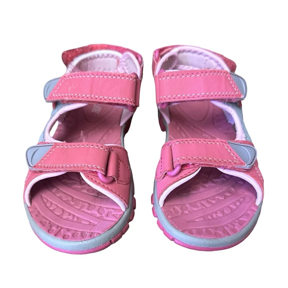 Khombu Kids Girls River Sandals with Adjustable Strap Pink Size 12 walking play